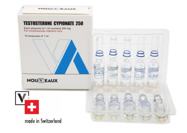 Testosteron Cypionate firmy Nouveaux Ltd. 250mg/1ml