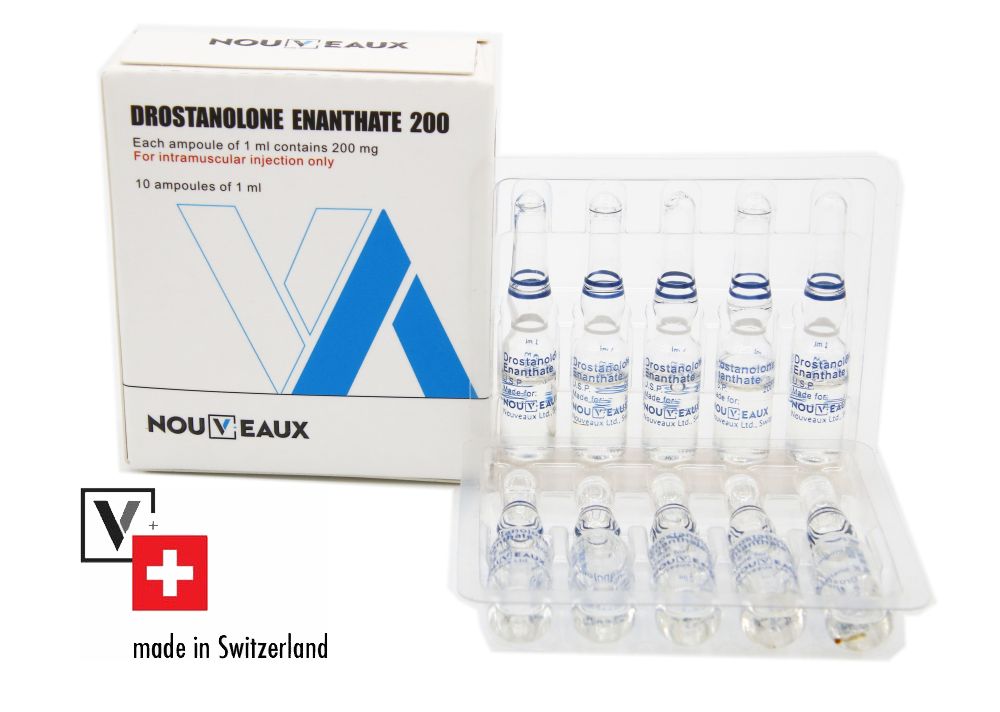 Drostanolone Enanthate firmy Nouveaux Ltd. 200mg/1ml