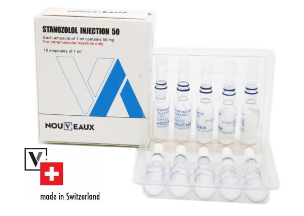 Winstrol (stanazol) firmy Nouveaux Ltd. 50mg/1ml
